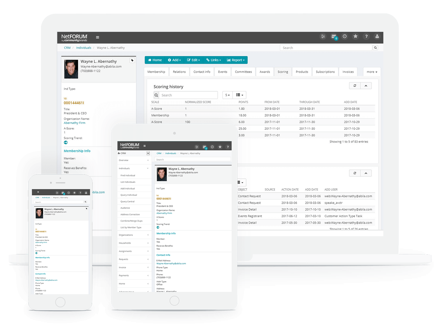 NFE Mockup Profile